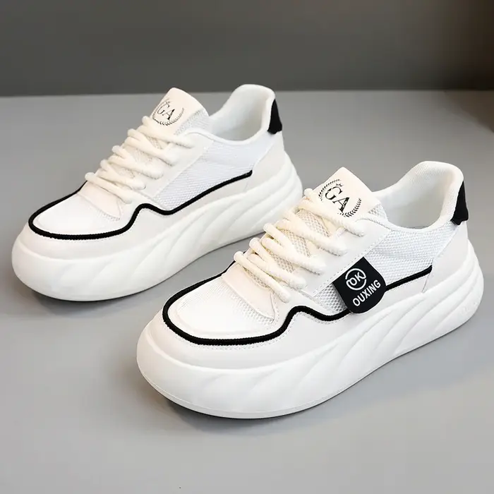 Nouvelles femmes rétro chaussures printemps plate-forme