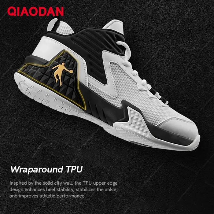 QIAODAN MOLI 1.0 chaussures de basket-ball pour hommes 2025 maille anti-dérapant absorbant les chocs vêtements respirants résistant baskets QXA013251111R