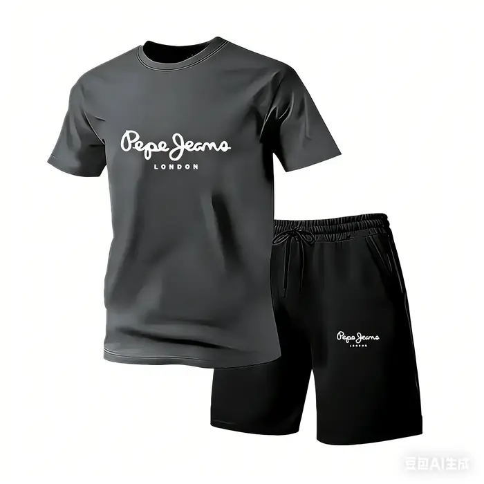 Nouvel ensemble de vêtements de sport d'été pour hommes, t-shirt à manches courtes et short, ensembl