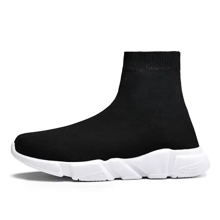 Baskets montantes noires classiques pour hommes et femmes