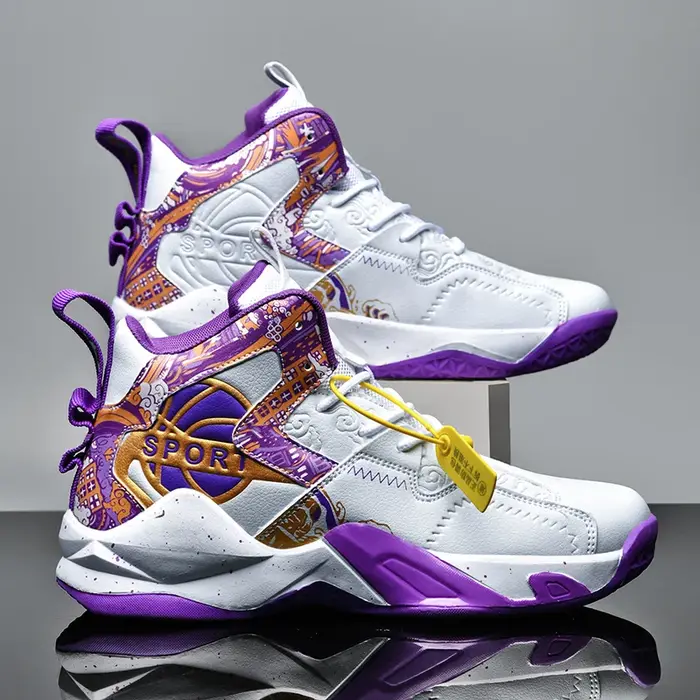 Chaussures de basket-ball pour hommes et femmes, respirantes, légères, de haute qualité, pour athlètes, course en plein air, sport, baskets d'entraînement unisexes
