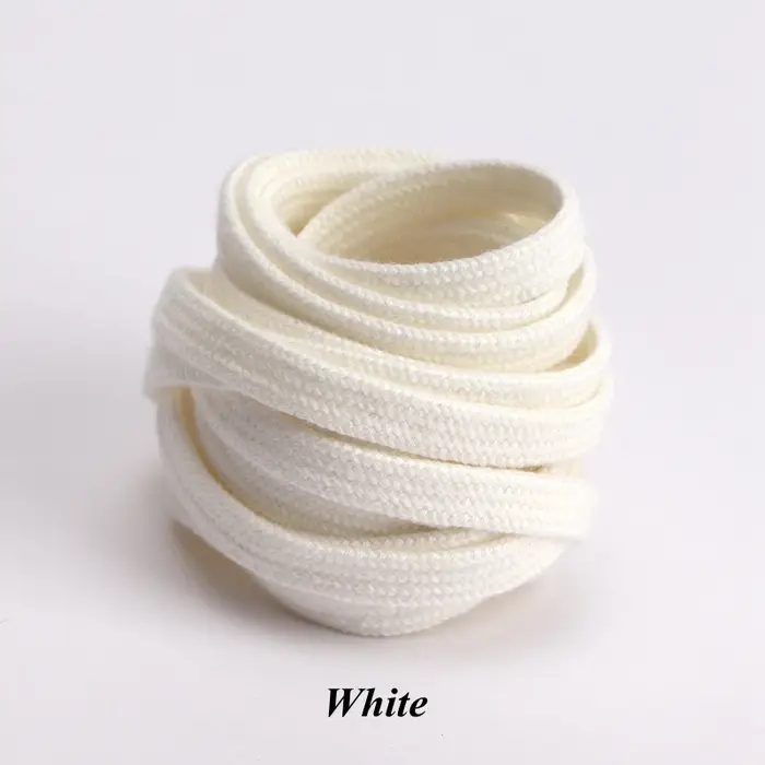 1 paire de lacets plats classiques baskets en toile chaussures de sport lacets qualité coton lacet s