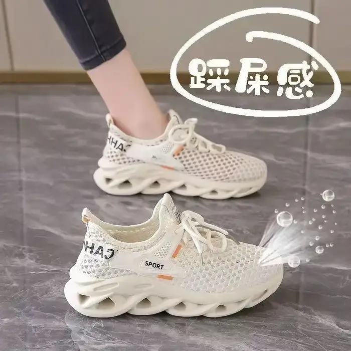 Tenis Feminino – chaussures décontractées pour femmes, chaussures de sport légères et respirantes, résistantes à l'usure, à semelle souple, chaussures de marche à enfiler, été