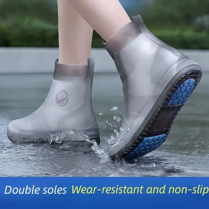 Couvre-chaussures imperméables en Silicone
