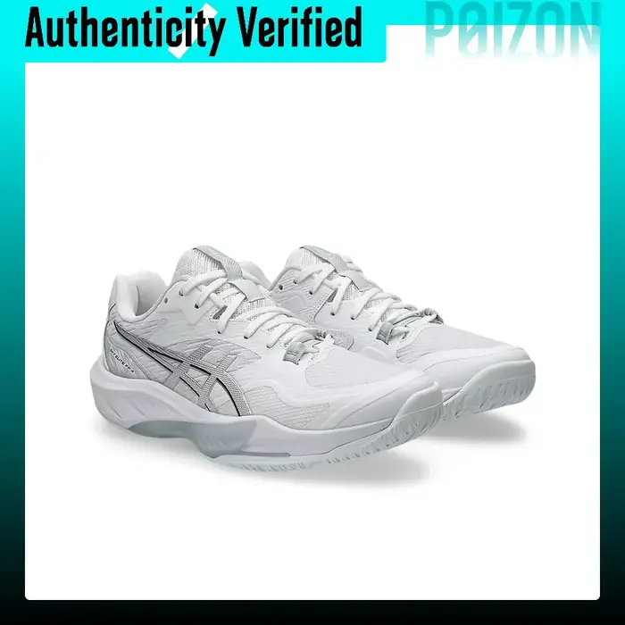 Chaussures de volley-ball ASICS SKY ELITE FF 4 pour femmes, tige basse, argent 1052A092-101