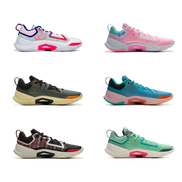 Li-Ning BAD5 DOMINATOR I Chaussures de basket-ball d'extérieur pour hommes BOOM Cushion Stable Support