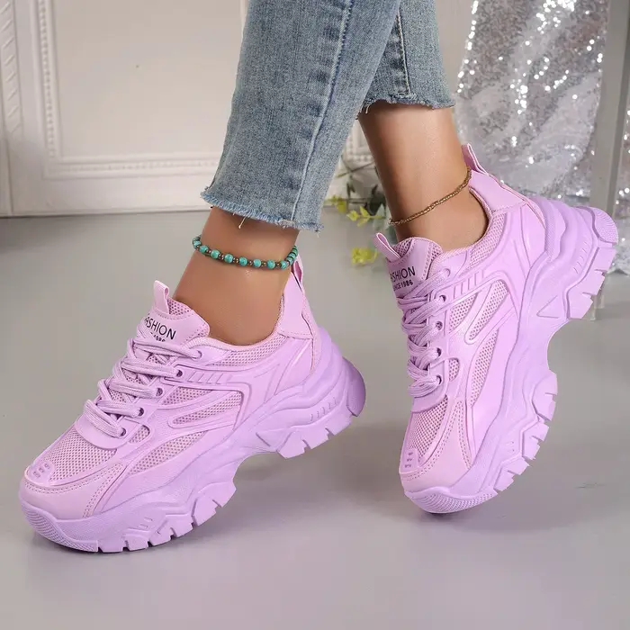 Baskets Chunky Femme 2026 Nouvelle Collection – Chaussures de Sport Légères et Tendance