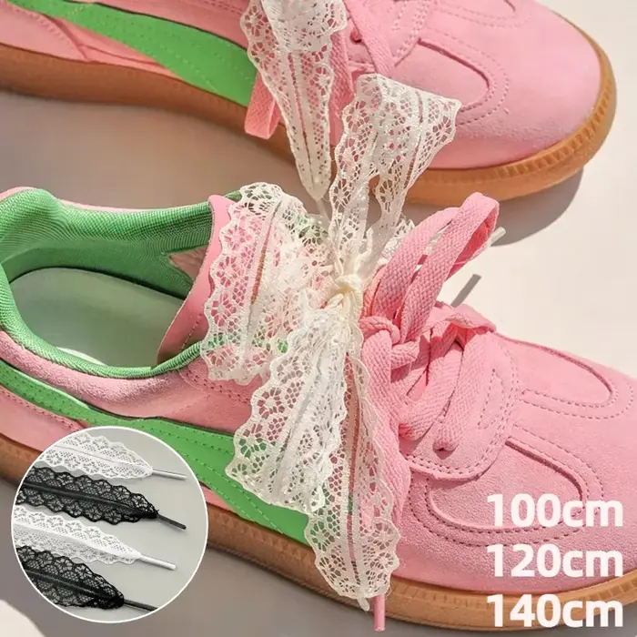 Lacets de baskets pour femmes et filles
