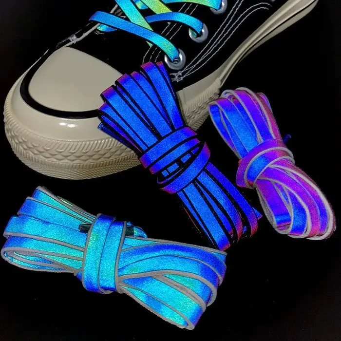 Lacets Plats Brillants pour Homme et Femme, Chaussures de Course, de Sécurité, 120cm, 140cm, 160cm, 