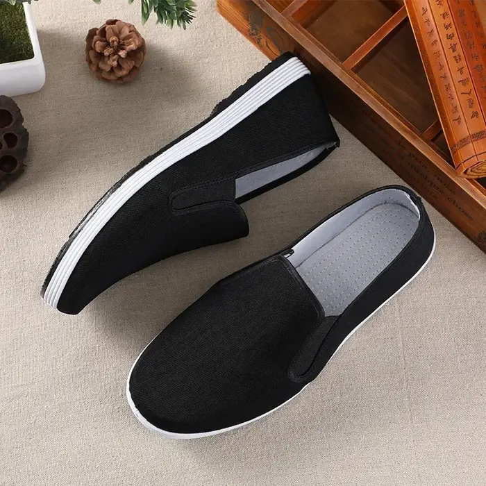 Chaussures en toile pour homme de style ancien de Pékin