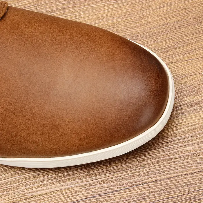 Baskets en cuir confortables et à la mode pour hommes