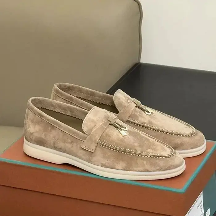 Chaussures Vintage décontractées à la mode, mocassins à talons plats pour femmes, chaussures plates 