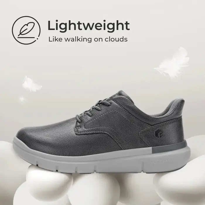 Mocassins larges en cuir pour hommes