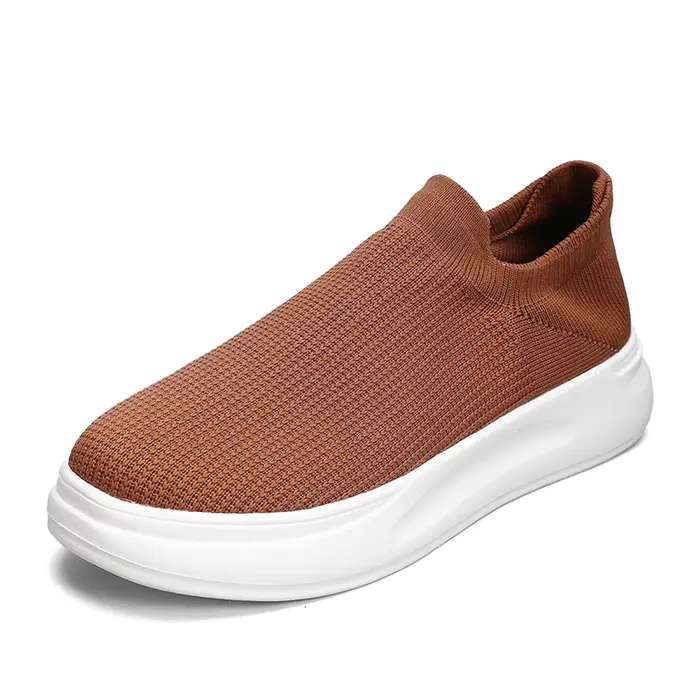 Nouveaux hommes chaussures de sport printemps été maille respirant plat espadrilles décontractées en plein air