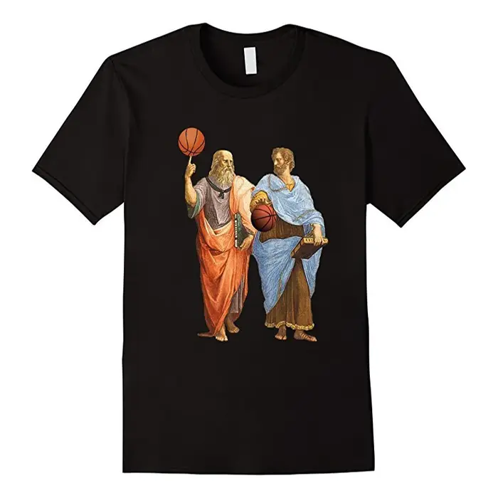 T-shirt drôle et créatif pour match de basket-ball