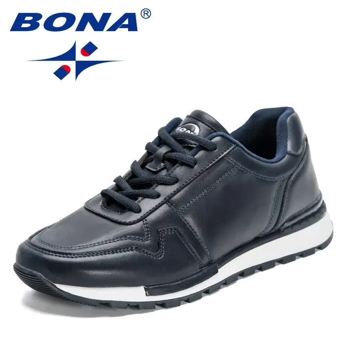 BONA-Chaussures de Loisirs Respirantes pour Homme, Baskets Décontractées Italiennes, Non-ALD, Nouvelle Collection 2023
