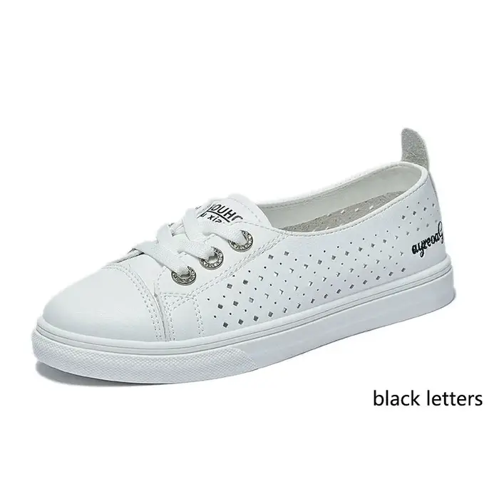 Chaussures plates femmes blanc