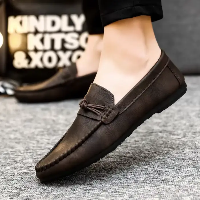 Mocassins Confortables à Enfiler pour Homme