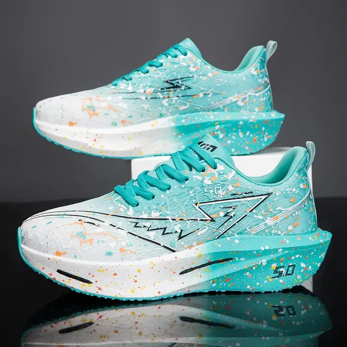 Chaussures de course légères en carbone pour hommes, baskets décontractées de sport, de basketball e