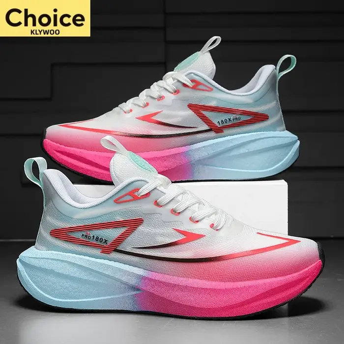 Chaussures de course Marathon avec plaque en carbone pour hommes
