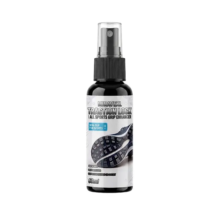 Spray Adhérent pour Chaussures 50ml – Améliorateur de Traction Antidérapant – Liquide pour Semelles Antidérapantes –