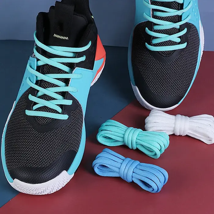 Lacets de chaussures demi-ronds pour baskets de basketball