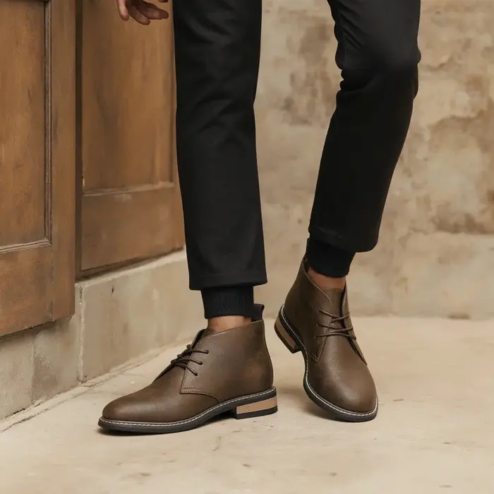 Chaussures en cuir pour hommes Marque 2026