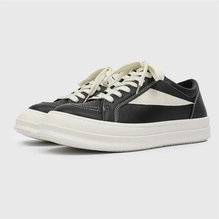Baskets noires décontractées de style streetwear pour hommes