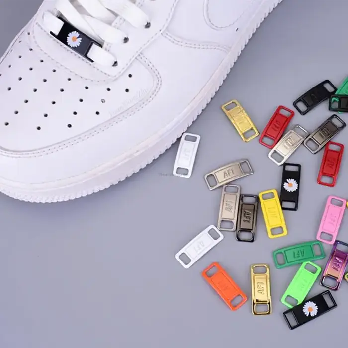 Encounaker-Breloques de Chaussures en Diamant, en Métal de Qualité, Décorations Lumineuses, Air Forc