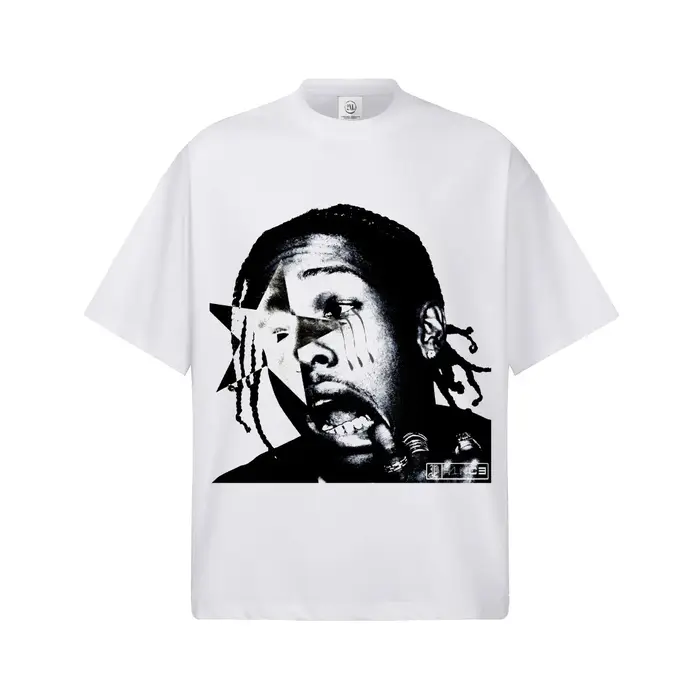 T-shirt graphique ASAP Rocky Star unisexe