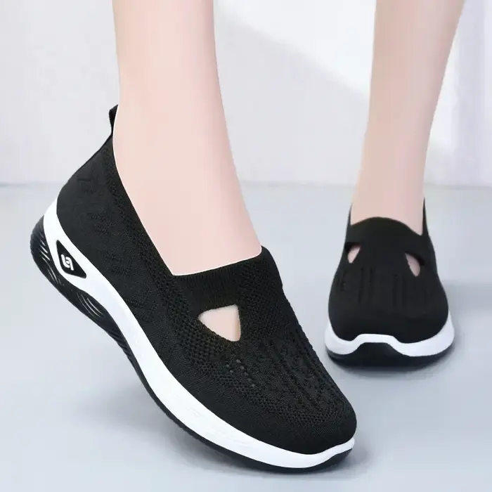 ​ Chaussures pour femmes été 2025 espadrilles décontractées respirant sans lacet