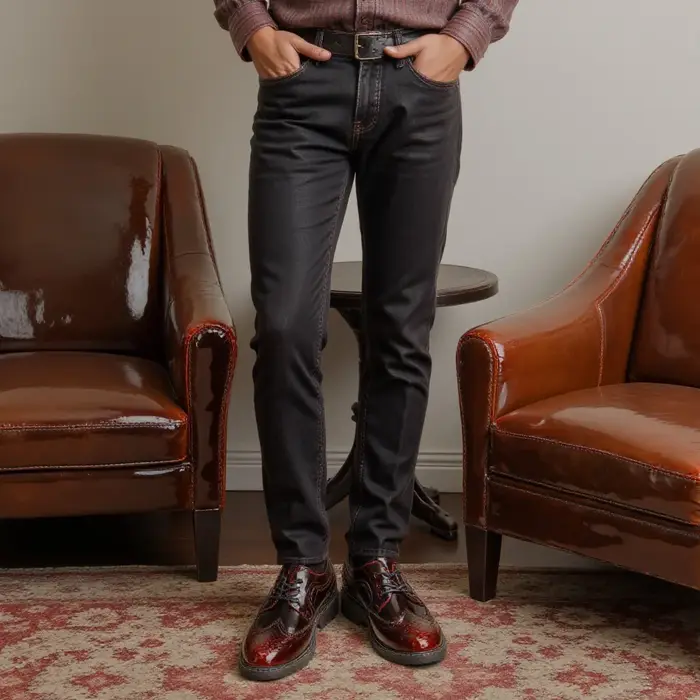 Chaussures en cuir pour hommes 2026 – Marque confortable et tendance