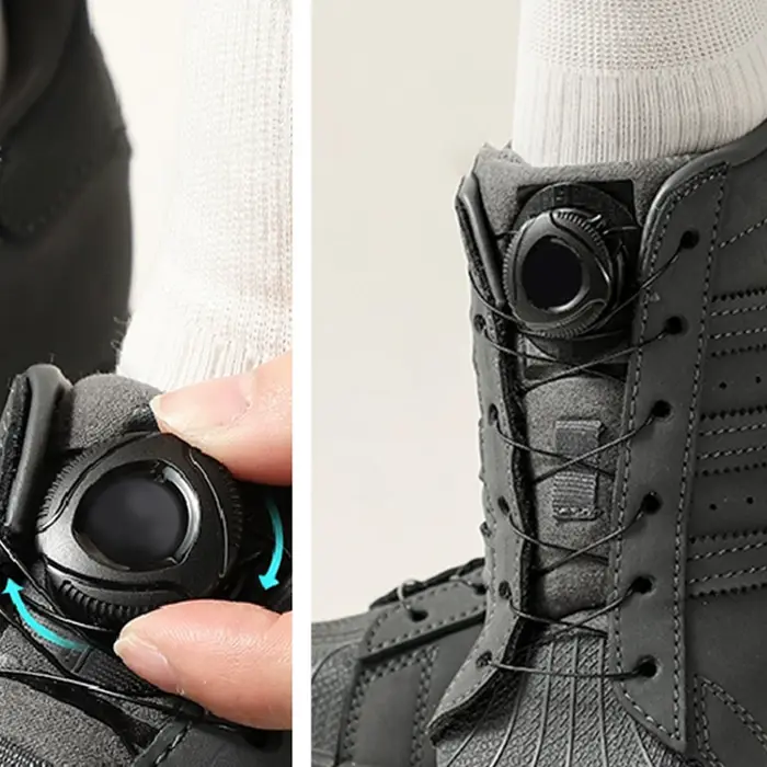 1 paire de lacets de baskets en fil métallique rotatif