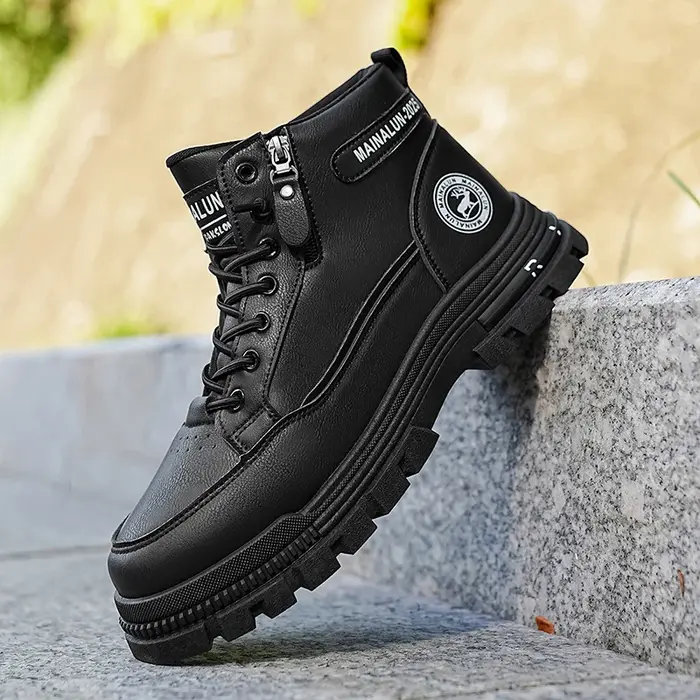 Chaussures de skateboard pour hommes, offrant une excellente adhérence antidérapante pour une utilisation en extérieur, un confort décontracté idéal pour le quotidien, le bureau et les sorties.
