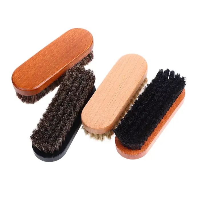 Brosse de Polissage et d'Entretien des Chaussures en Cuir