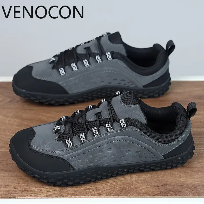 VENOCON minimaliste pieds nus sensation de sol Style élégant boîte à bout large moins de pile hauteur marche randonnée Trail chaussure chaussures baskets