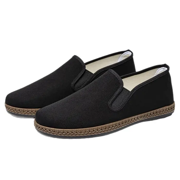 Mocassins Confortables et Légers pour Hommes – Chaussures Décontractées Polyvalentes en Tissu Souple à Semelle