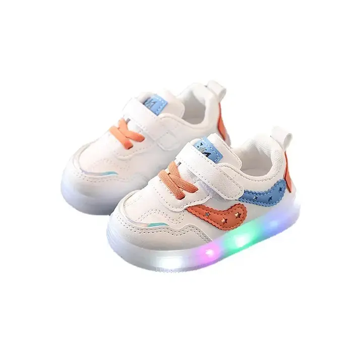 Tenis enfants Led chaussure garçons filles baskets éclairées chaussure lumineuse pour enfants à semelles souples respirant décontracté infantile enfant en bas âge bébé chaussures