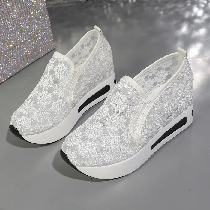 2025 femmes baskets légères sport Slip-on chaussures plates décontractées