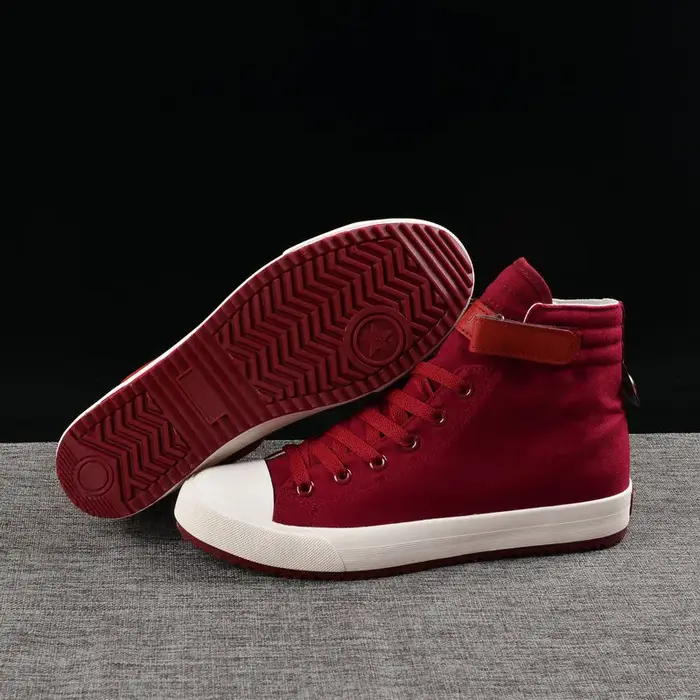 Baskets montantes en toile pour hommes