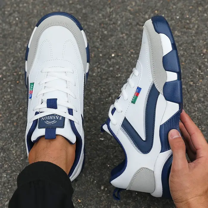 Chaussures de basketball respirantes pour hommes, baskets décontractées à amorti rebondissant, chaussures de marche sans pression, chaussures de course minimalistes pour la rentrée scolaire