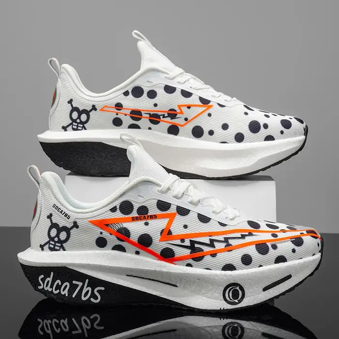 Chaussures de course Marathon avec plaque en carbone pour hommes