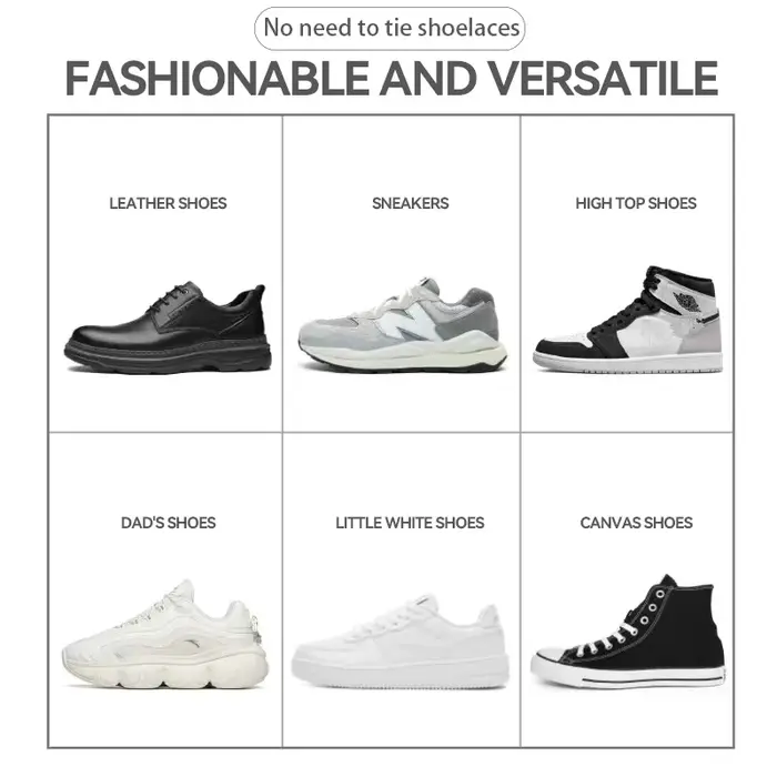 Lacets élastiques pour baskets, sans cravate, ronds de Tennis, sans attaches, pour enfants et adulte