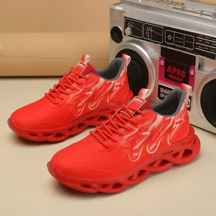 YRZL chaussures de course pour hommes baskets légères en maille respirante
