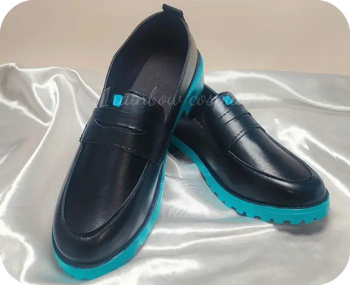 Mikuu chaussures Anime Mikku JK formule Cosplay chaussures Miku Cosplay bottes chaussures
