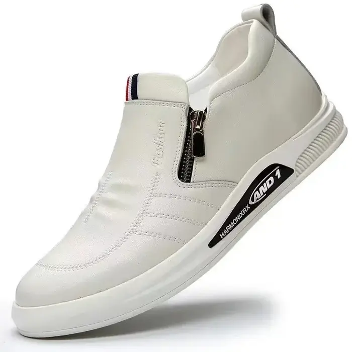 Chaussures décontractées en cuir PU pour hommes