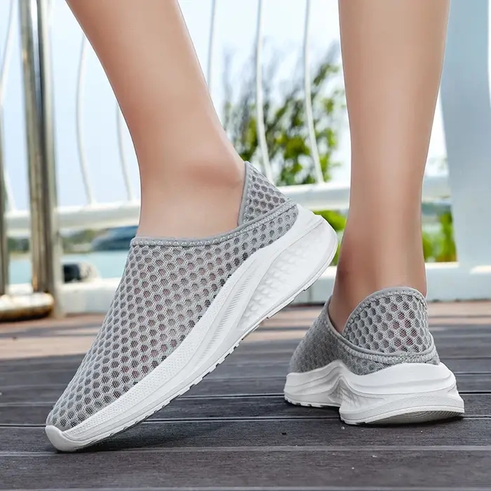 Femmes chaussures mocassins marche légère respirant été