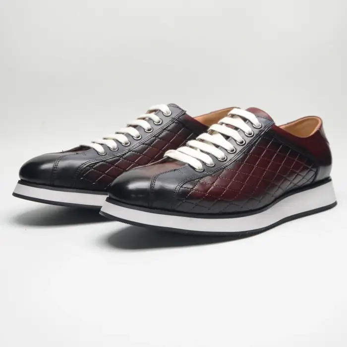 Baskets originales pour hommes en cuir véritable