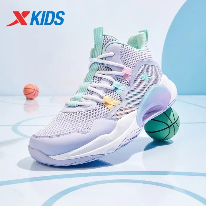 Xtep chaussures de basket-ball pour adolescents 2025 printemps unisexe maille respirant léger mode