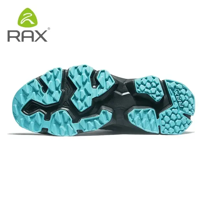 RAX-Chaussures de course en caoutchouc naturel pour hommes et femmes, baskets de sport de plein air, respirantes et légères, tige en maille d'air, semelle extérieure anti-alde